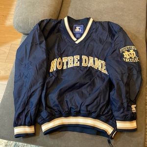 Vintage Norte Dame Starter windbreaker/pullover, Large